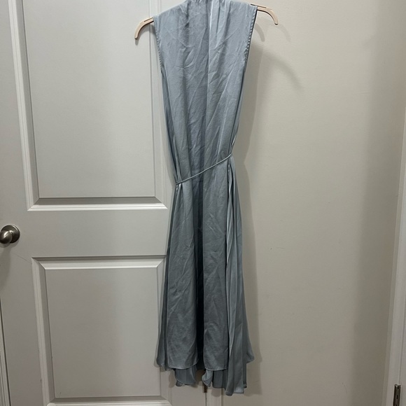 TOME Collective Blue Pleated Midi Dress Size 4 US $250 - Picture 8 of 8